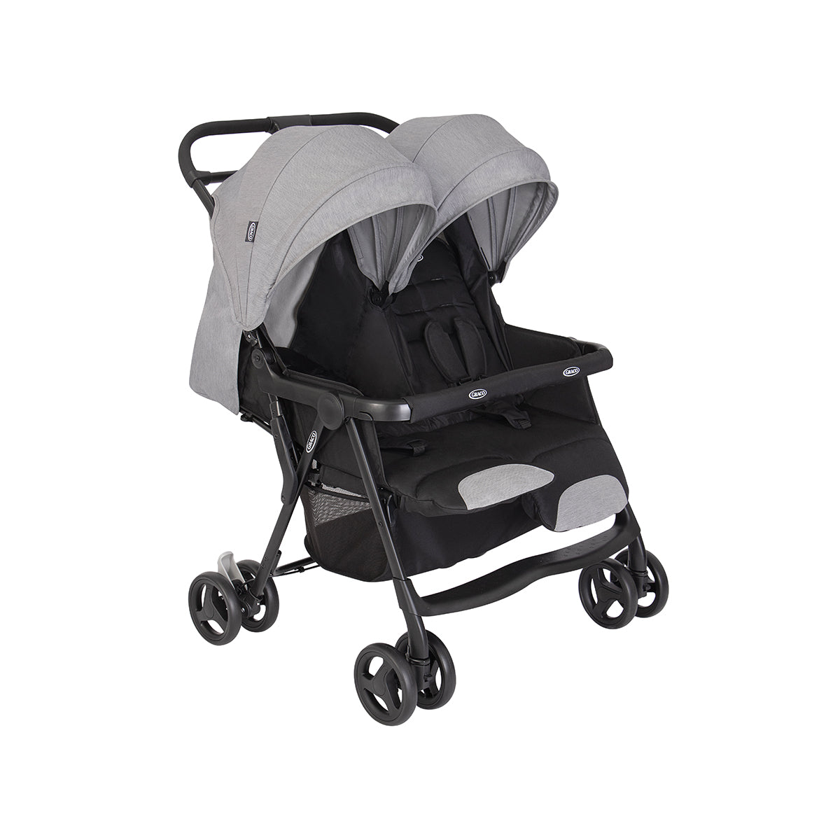 Graco DuoRider Double Pushchair Steeple Gray