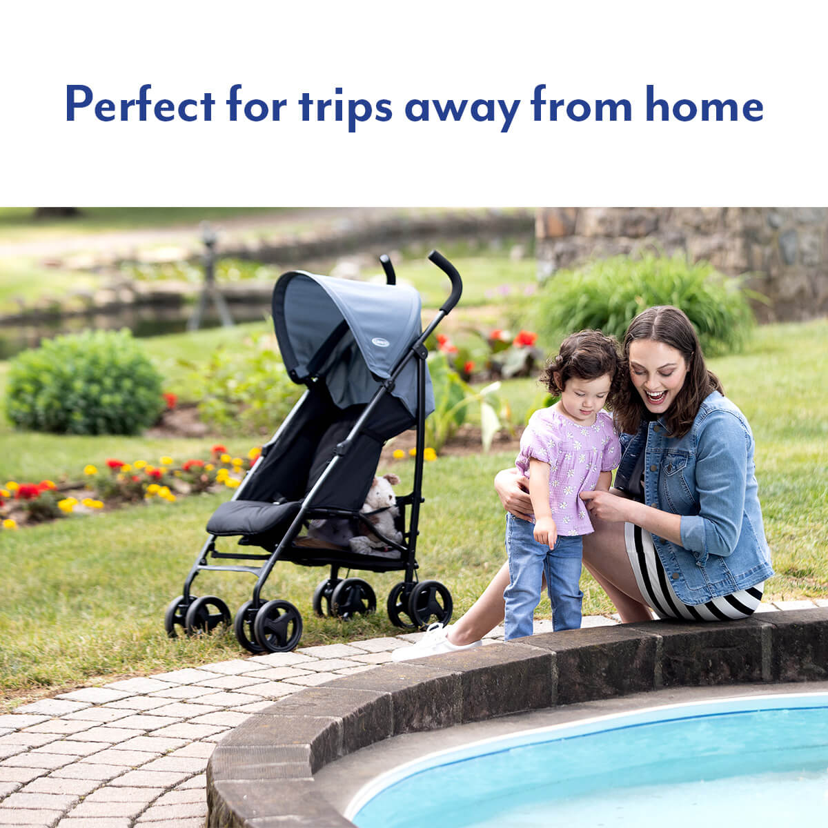Graco Ezlite Stroller Dusty Rose
