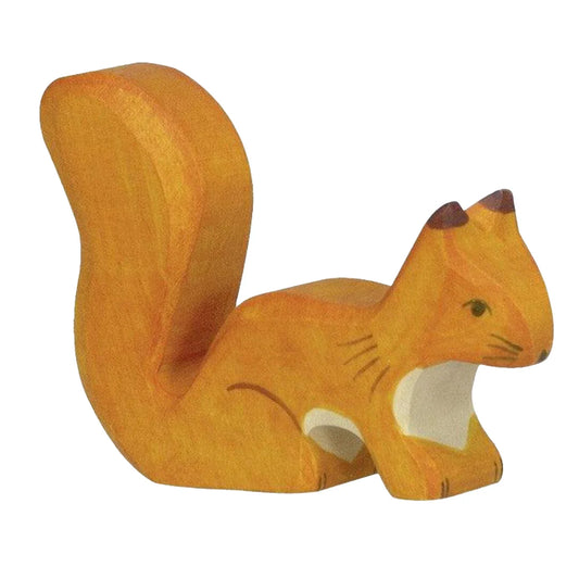 Holztiger Orange Standing Squirrel