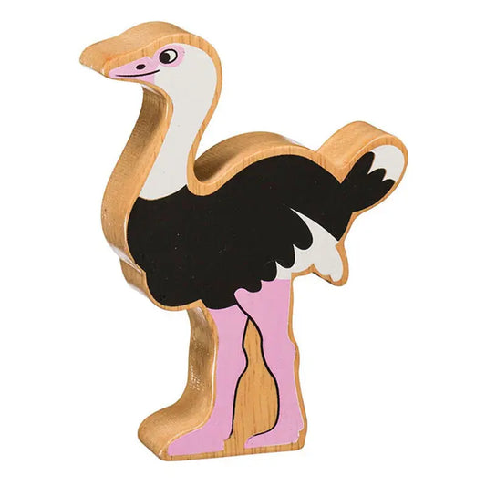Lanka Kade Natural Black & White Ostrich