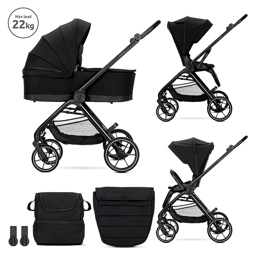 Lorelli Venice 2 in1 Stroller – Black