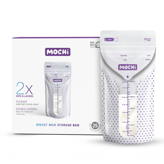 MOCHi Breast Milk Storage Bags – Double-Layered, BPA-Free