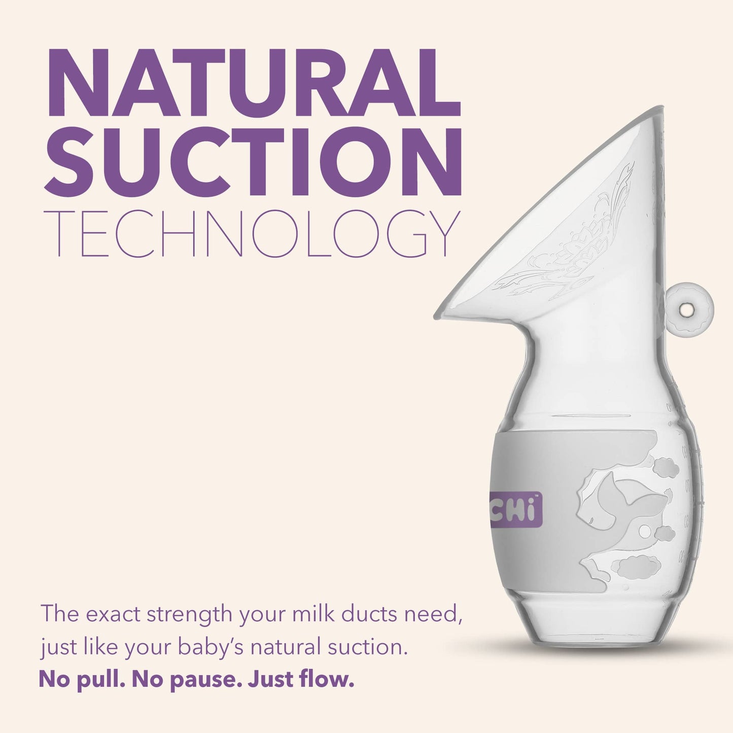 MOCHi Manual Breast Pump – Leakproof with Lid, Milk Stopper & Feeder