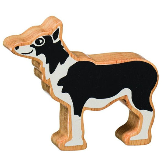 Lanka Kade Black & White Wooden Dog