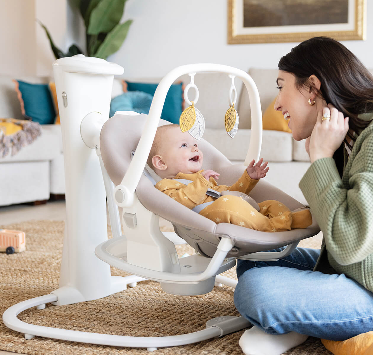 Joie whimsy™ wind-up 2in1 swing & rocker
