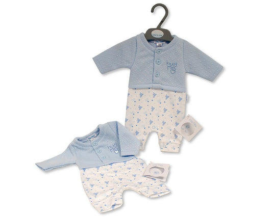 Tiny Chick Premature Baby Boys Faux 2 pcs Set - Hug Me