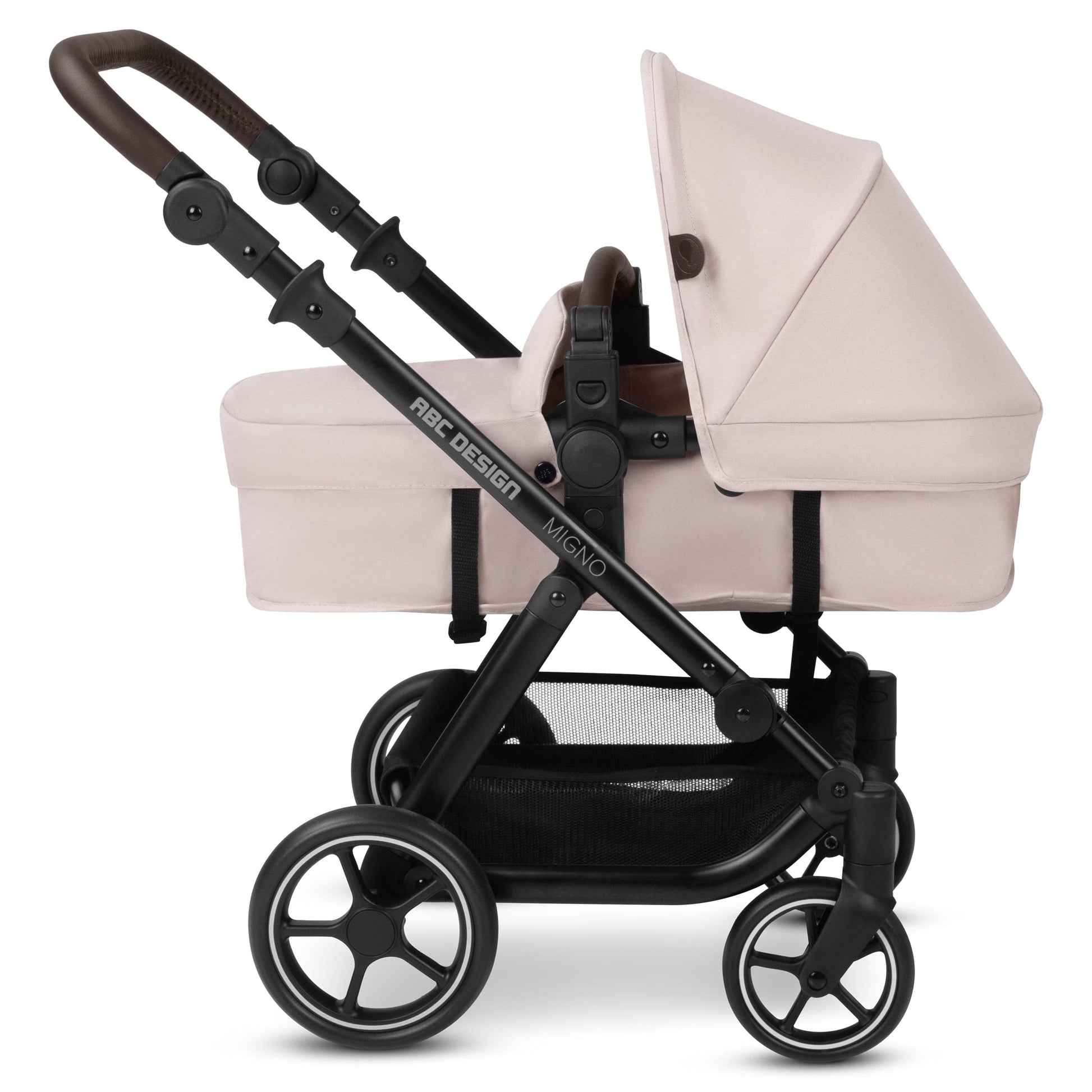 bugaboo dolls pram ABC Design Migno Doll's Pram Berry – Tiny Tots Store Ltd