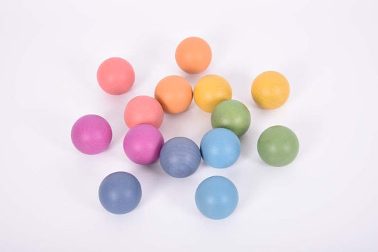 TickiT Rainbow Wooden Balls