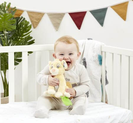 Rainbow Design Disney Baby Lion King Activity Soft Toy