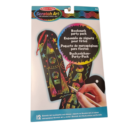 Melissa & Doug Scratch Art Bookmark Party Pack