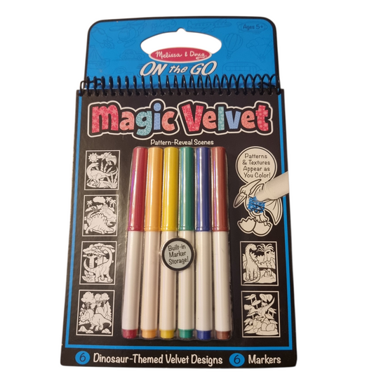 Melissa & Doug On The Go Magic Velvet Dinosaurs