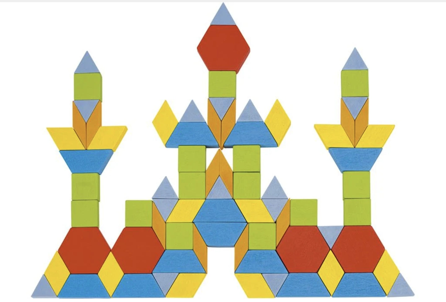 Goki Geo Shapes Puzzle Game 250 pc Tub