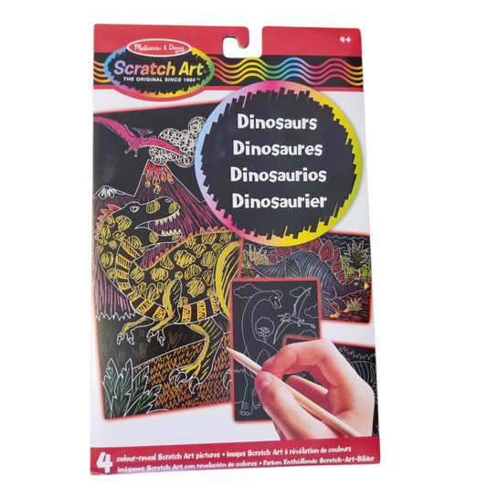 Melissa & Doug Scratch Art Dinosaur