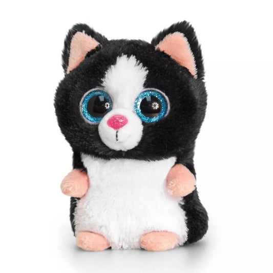 Keel Toys 10cm Mini Motsu Jessy the Black Cat Plushie