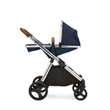 Eclipse I-Size Travel System With Mercury Car Seat And Isofix Base Midnight Blue Pushchairs & Prams