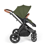 Ickle Bubba Stomp Luxe 2 in 1 Pushchair Woodland on Black