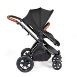 Ickle Bubba Stomp Luxe 2 in 1 Pushchair Midnight on Black