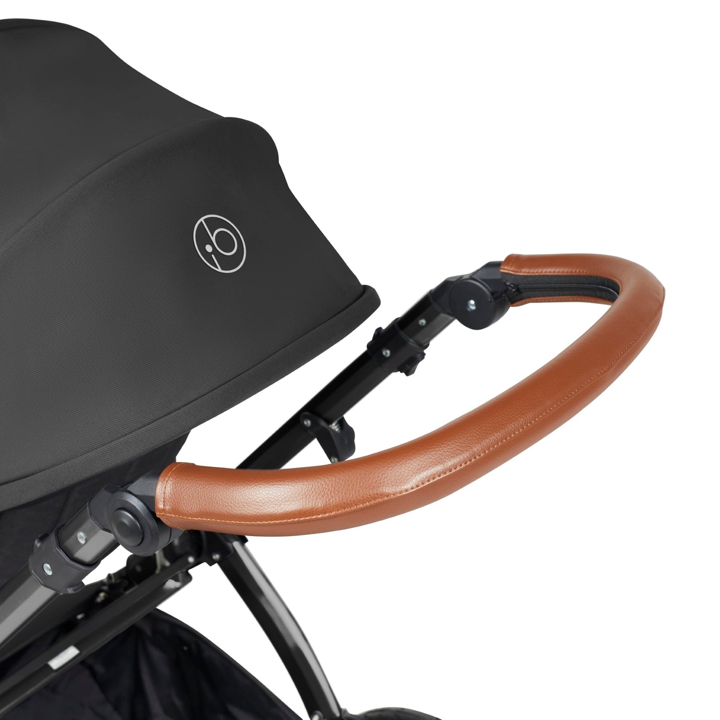 Ickle Bubba Stomp Luxe 2 in 1 Pushchair Charcoal Grey on Black