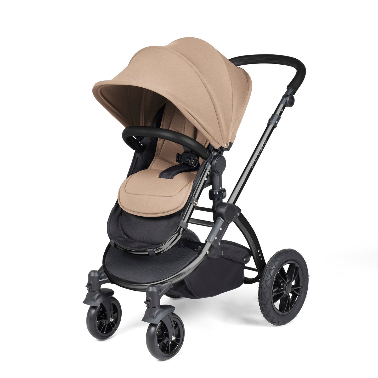 Ickle Bubba Stomp Luxe 2 in 1 Pushchair Desert on Black