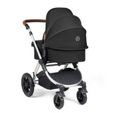 Ickle Bubba Stomp Luxe 2 in 1 Pushchair Midnight on Silver