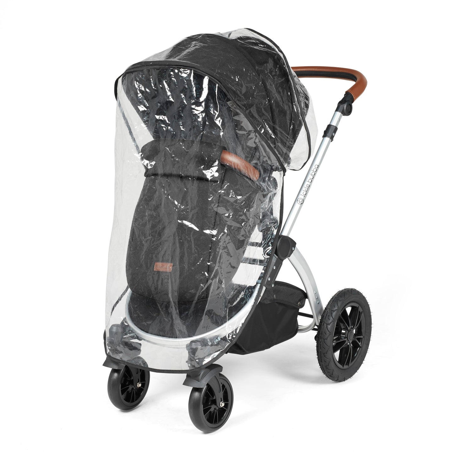 Ickle Bubba Stomp Luxe 2 in 1 Pushchair Midnight on Silver
