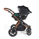 Ickle Bubba Stomp Luxe All-in-One I Size Travel System With Isofix Base (Stratus) Woodland on Bronze