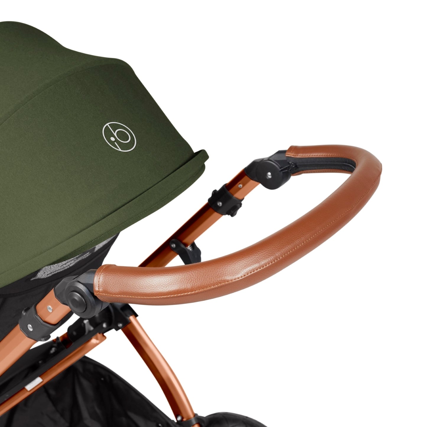 Ickle Bubba Stomp Luxe All-in-One I Size Travel System With Isofix Base (Stratus) Woodland on Bronze
