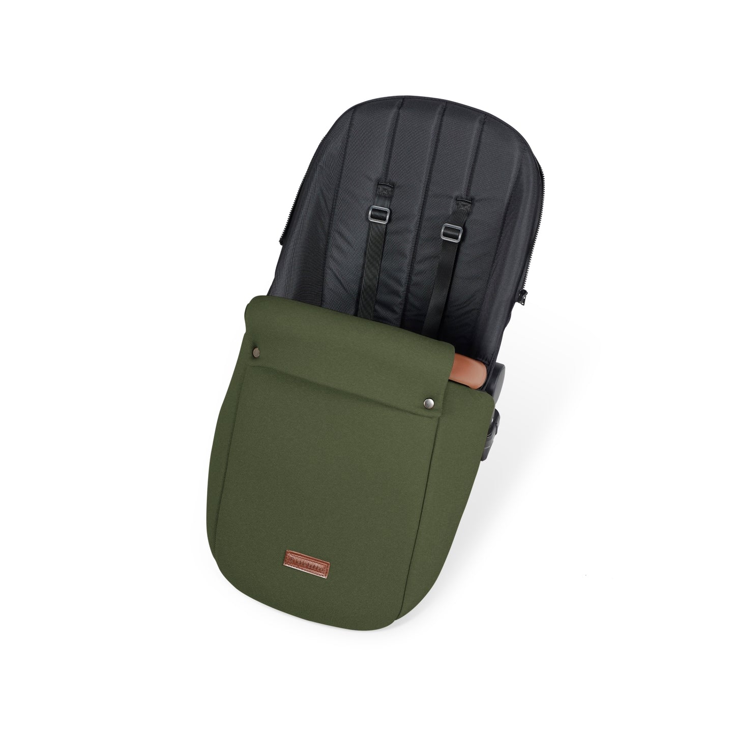 Ickle Bubba Stomp Luxe All-in-One I Size Travel System With Isofix Base (Stratus) Woodland on Bronze