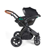 Ickle Bubba Stomp Luxe All-in-One I Size Travel System With Isofix Base (Stratus) Woodland on Black