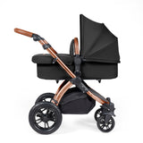 Ickle Bubba Stomp Luxe All-in-One Travel System With Isofix Base (Galaxy) Midnight On Bronze