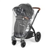 Ickle Bubba Stomp Luxe All-in-One Travel System With Isofix Base (Galaxy) Charcoal Grey On Black
