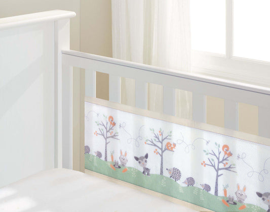 Breathable Baby Mesh Liner Two Sided Woodland Walk
