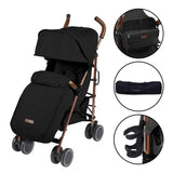 Ickle Bubba Discovery Prime Stroller Black Pushchairs & Prams