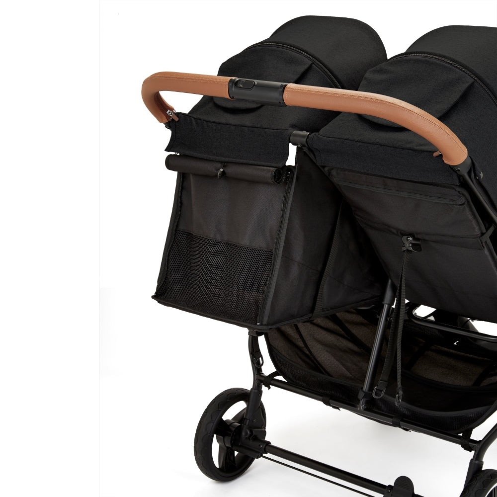 Venus Double Stroller Black Double Pushchair