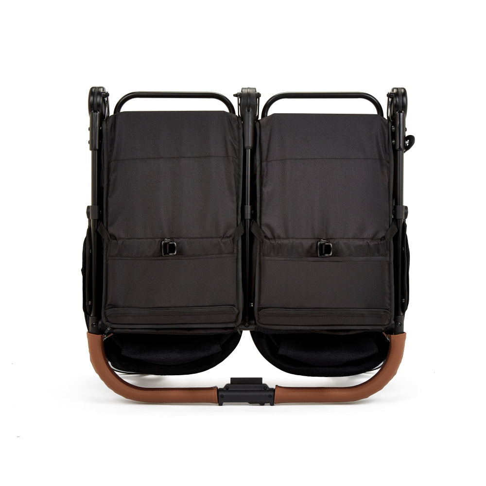 Venus Double Stroller Black Double Pushchair