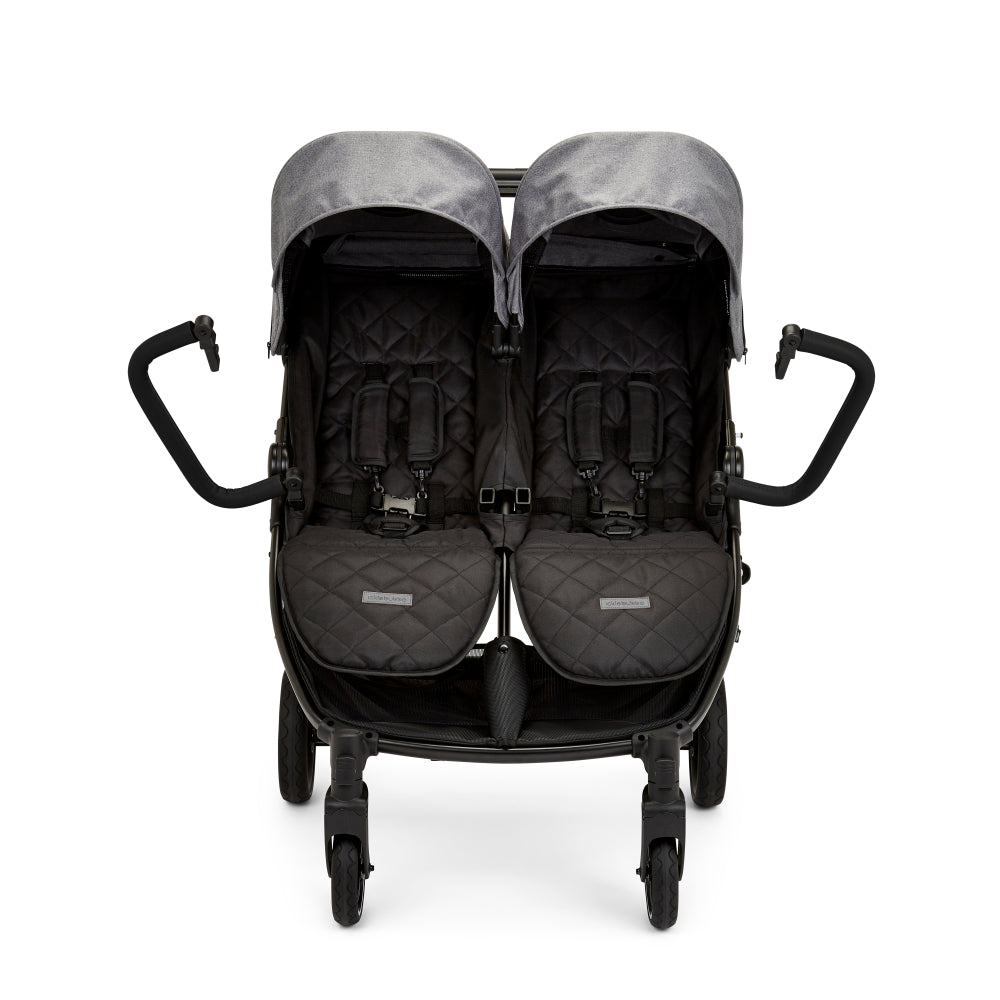 Venus Double Stroller Grey Double Pushchair