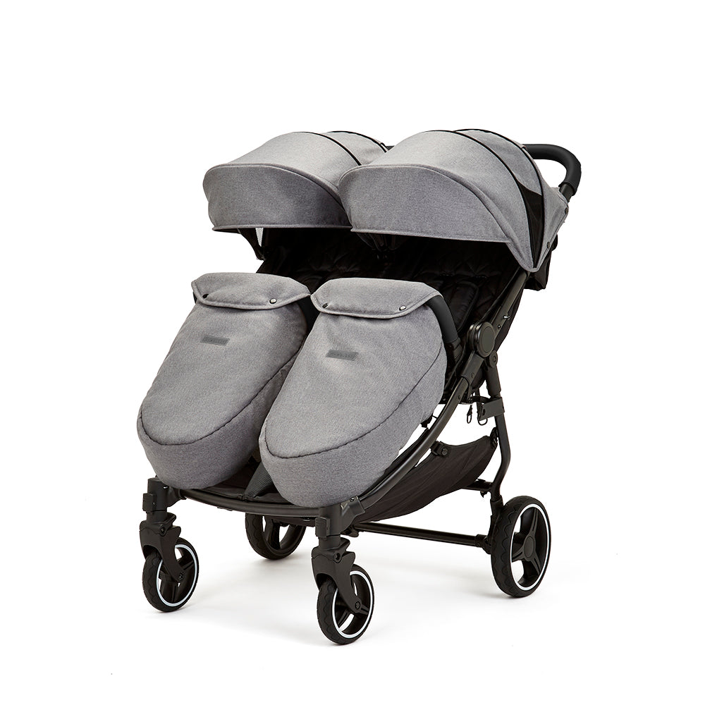 Venus Prime Double Stroller Grey Double Pushchair