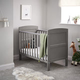 Obaby Grace Mini Cot Bed - Taupe Grey