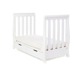 Obaby Stamford Mini Sleigh Cot Bed - White