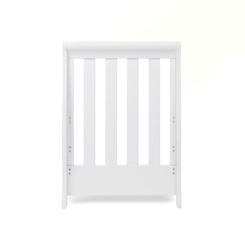 Obaby Stamford Mini Sleigh Cot Bed - White