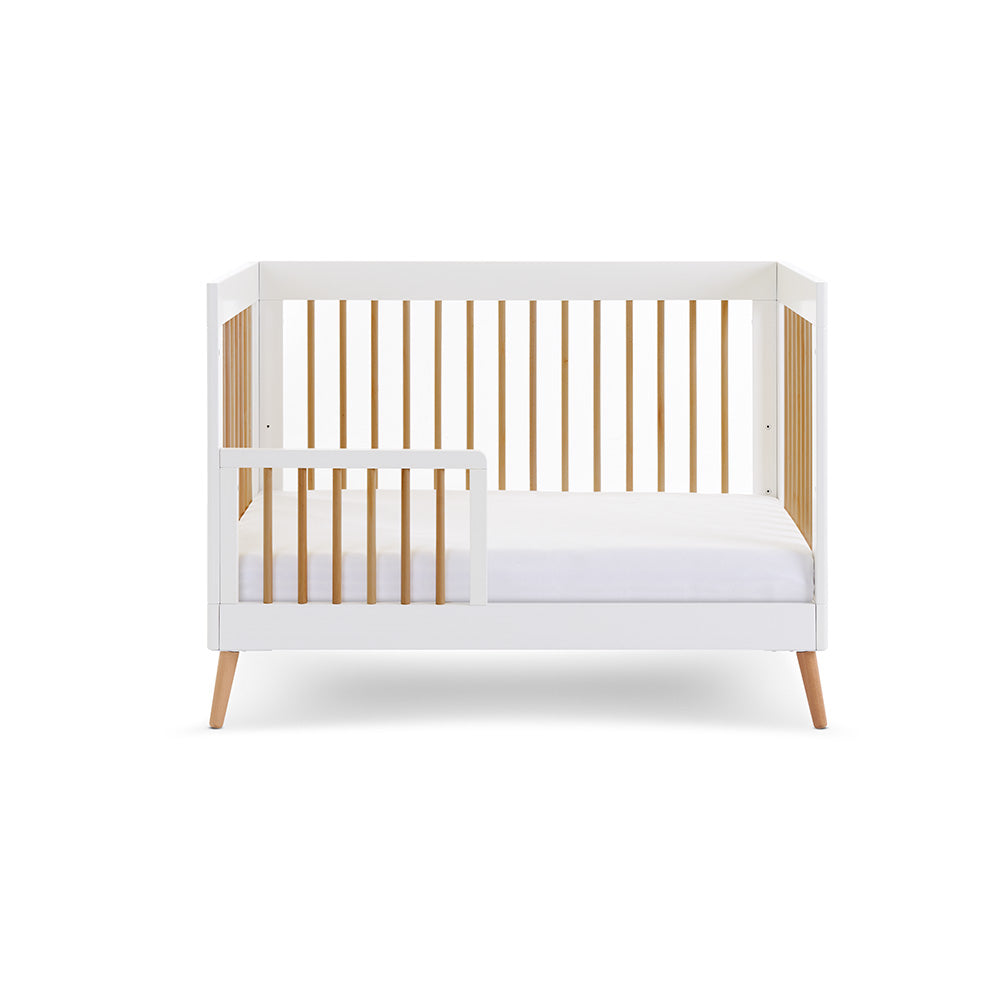 Obaby Maya Mini 2 Piece Room Set - White With Natural Room Set