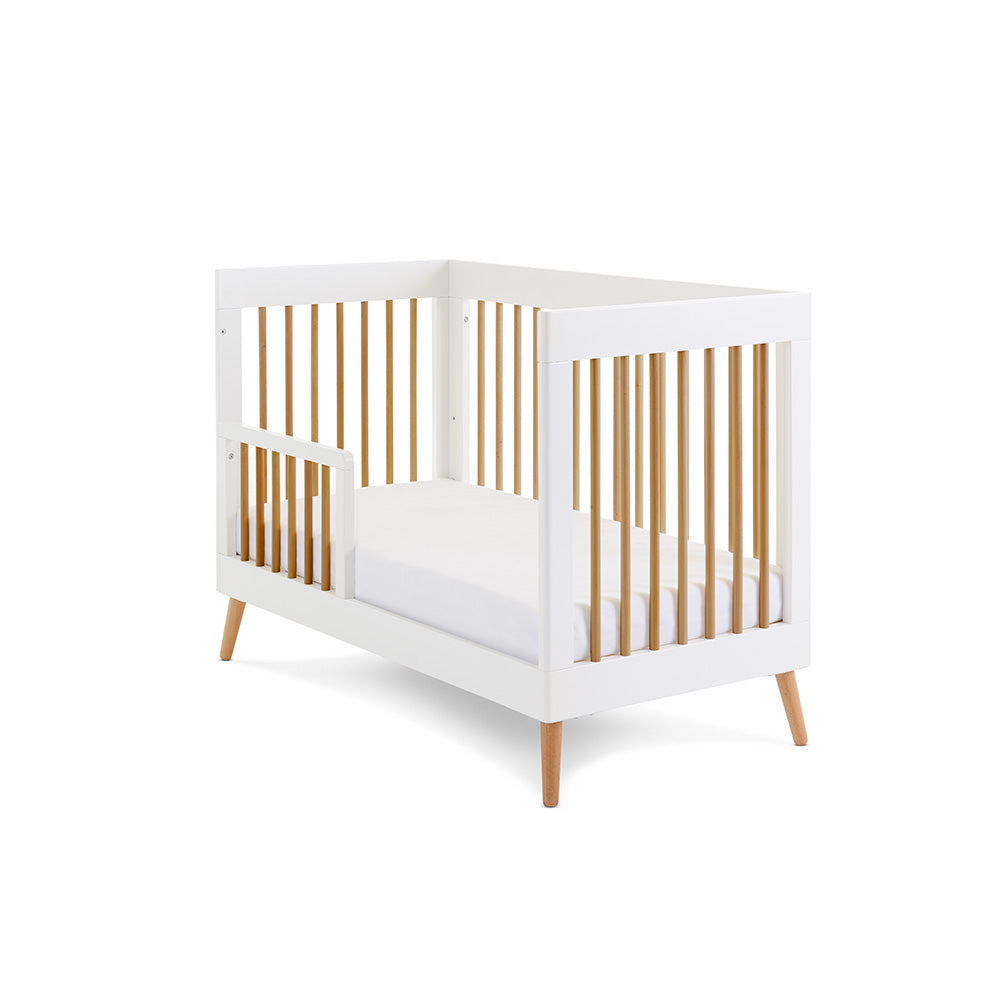 Obaby Maya Mini 2 Piece Room Set - White With Natural Room Set