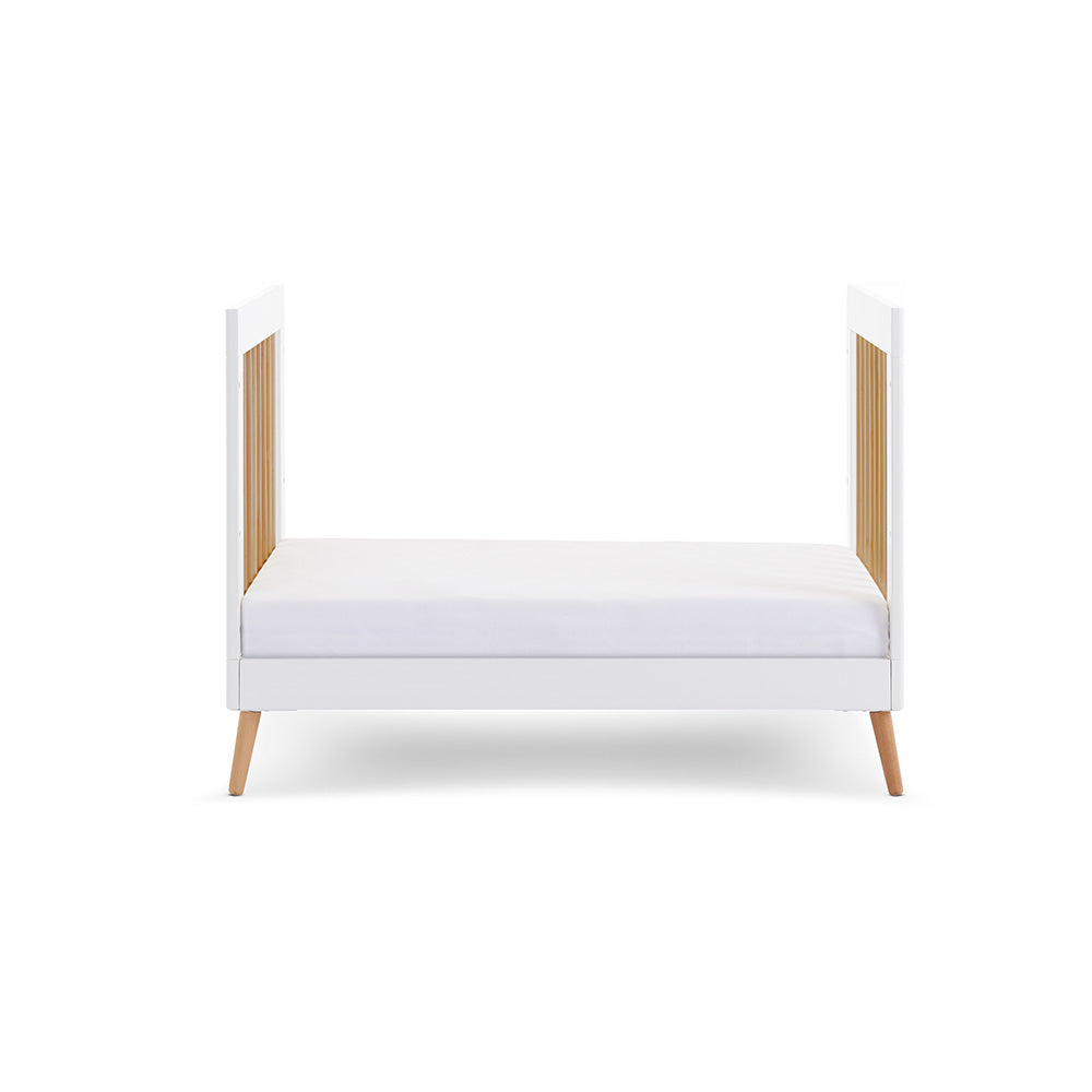 Obaby Maya Mini 2 Piece Room Set - White With Natural Room Set