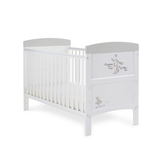 Obaby Grace Inspire Cot Bed Guess How Much I Love You Scribble