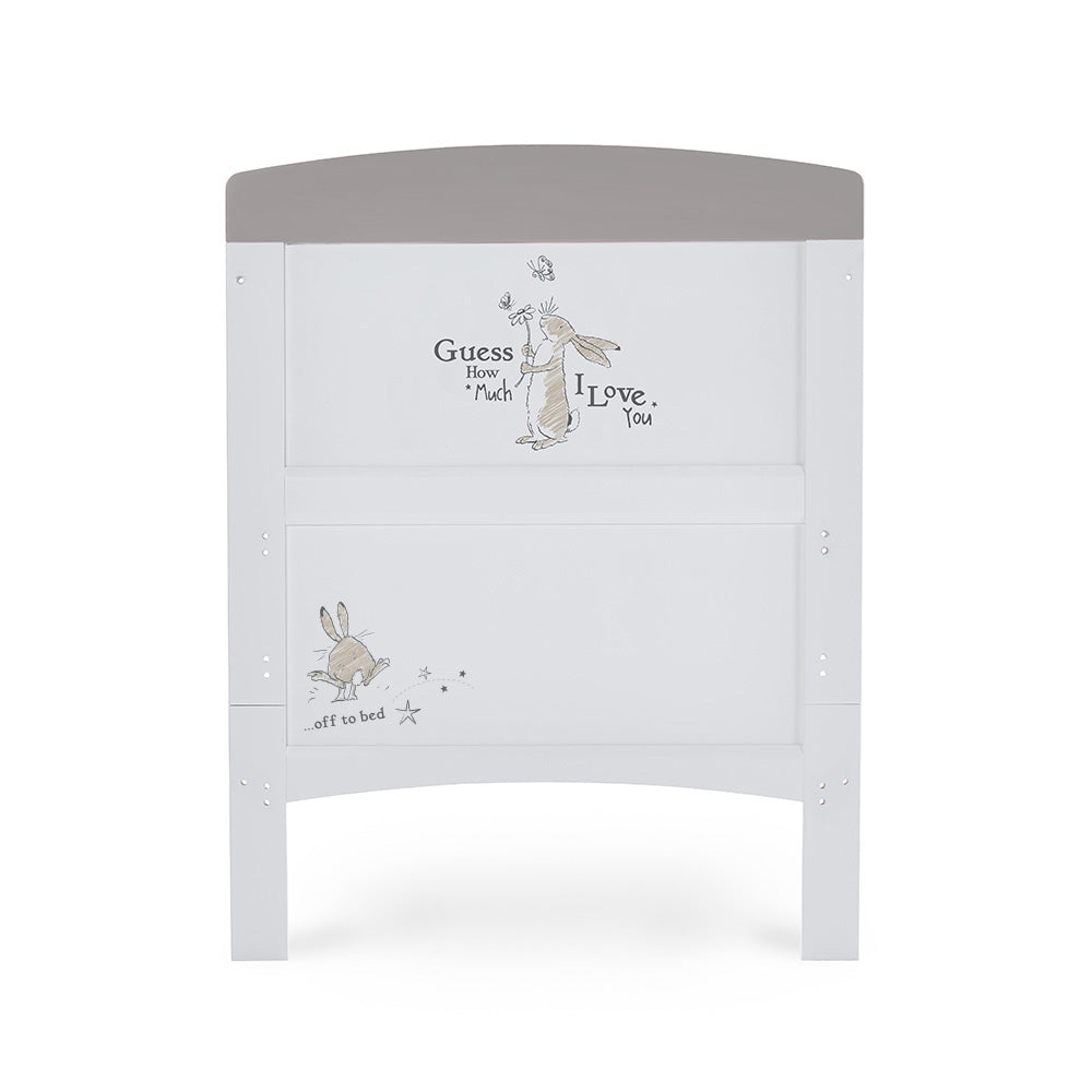 Obaby Grace Inspire Cot Bed Guess How Much I Love You Scribble