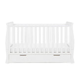 Obaby Stamford Classic Sleigh Cot Bed - White