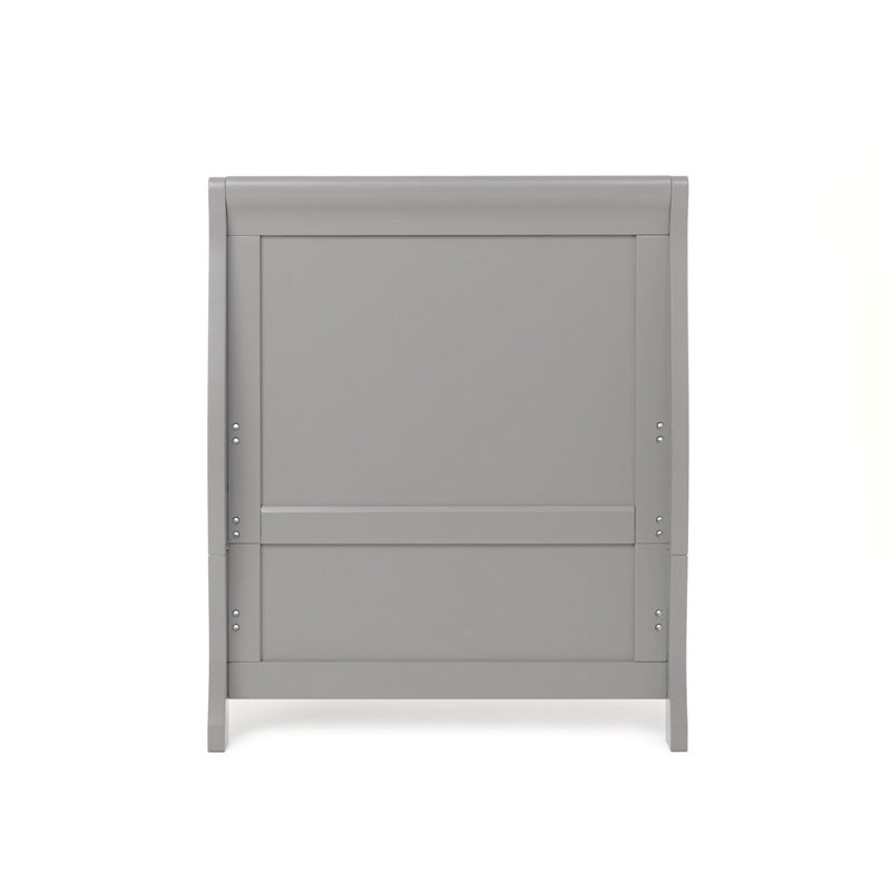 Obaby Stamford Classic Sleigh Cot Bed - Warm Grey