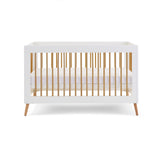 Obaby Maya Cot Bed - White With Natural