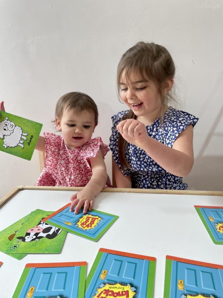Knock Knock! First Words Educational Flash Cards
