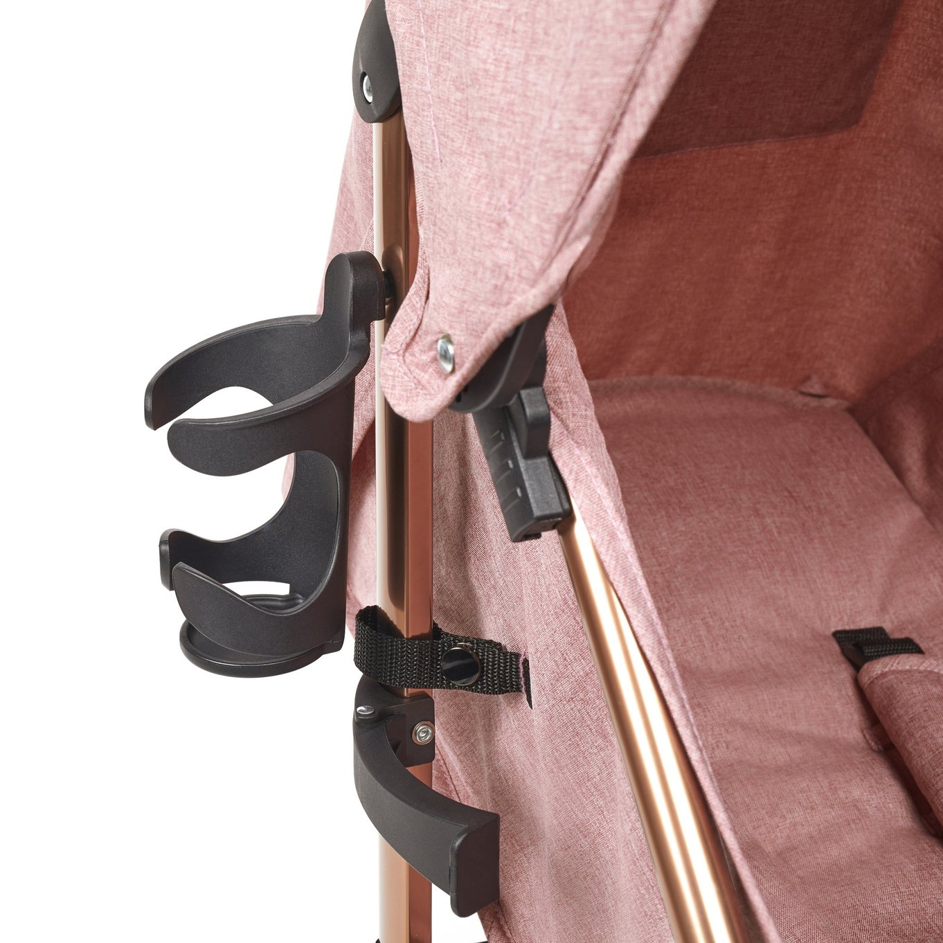Ickle Bubba Discovery Prime Stroller Dusky Pink Pushchairs & Prams